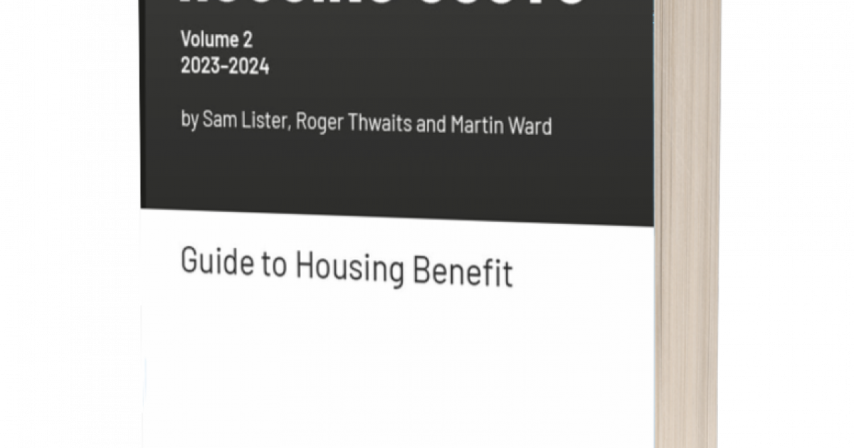 Help with Housing Costs Vol 2 Guide to Housing Benefit 2023/24