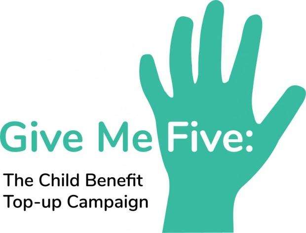 Logo for give me five campaign