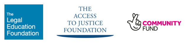 Three logos of funders 