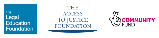 Three logos of funders