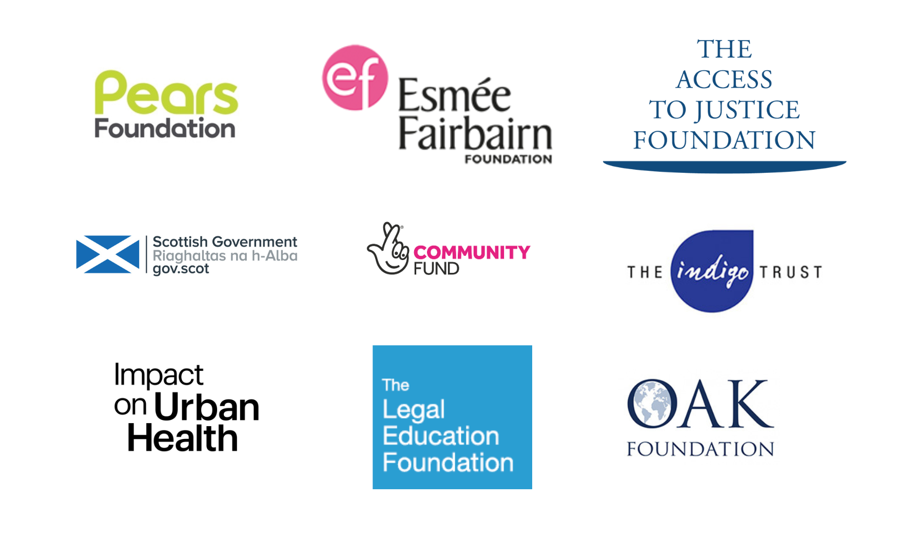 Funder logos