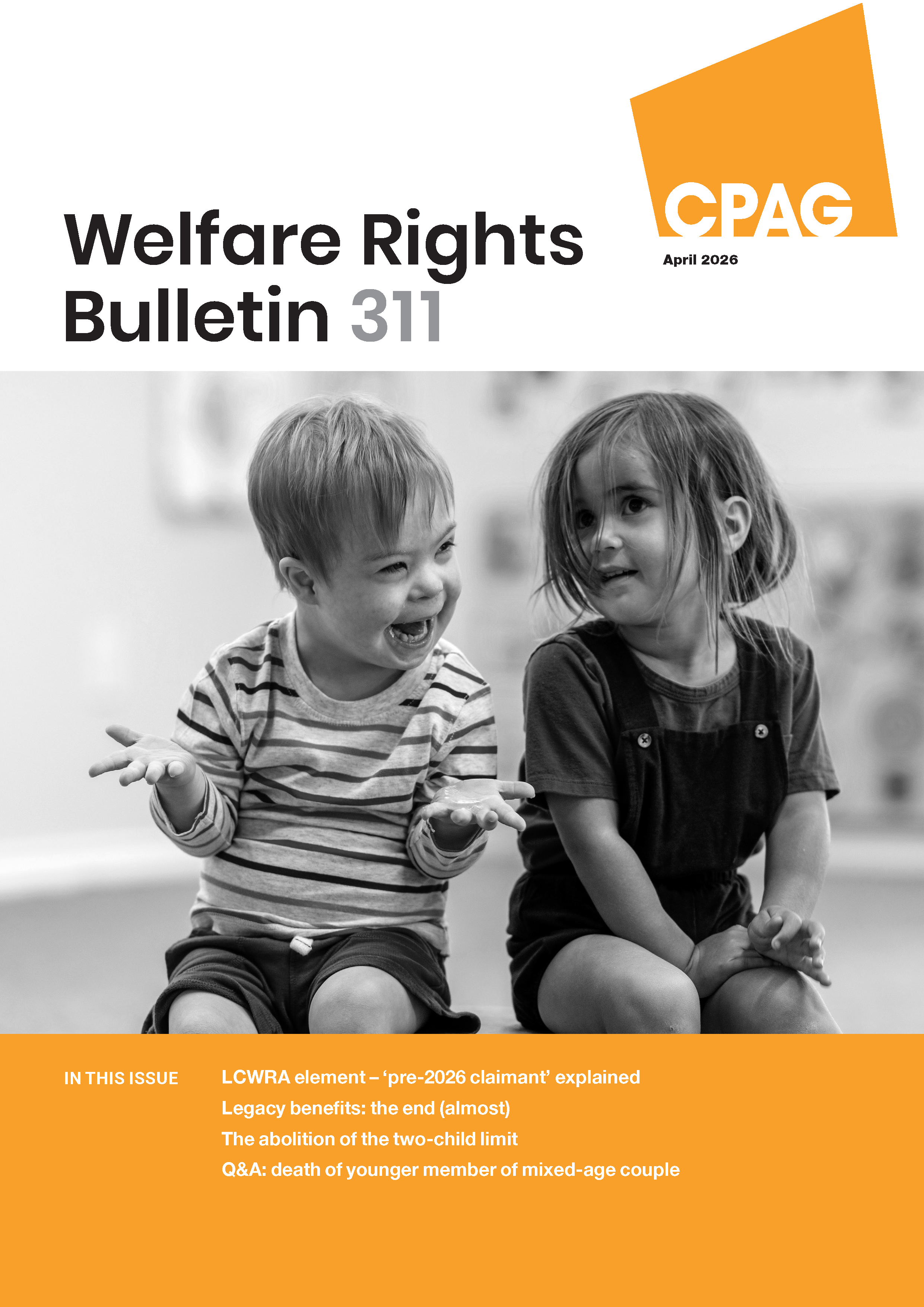 front cover image of the Welfare Rights Bulletin