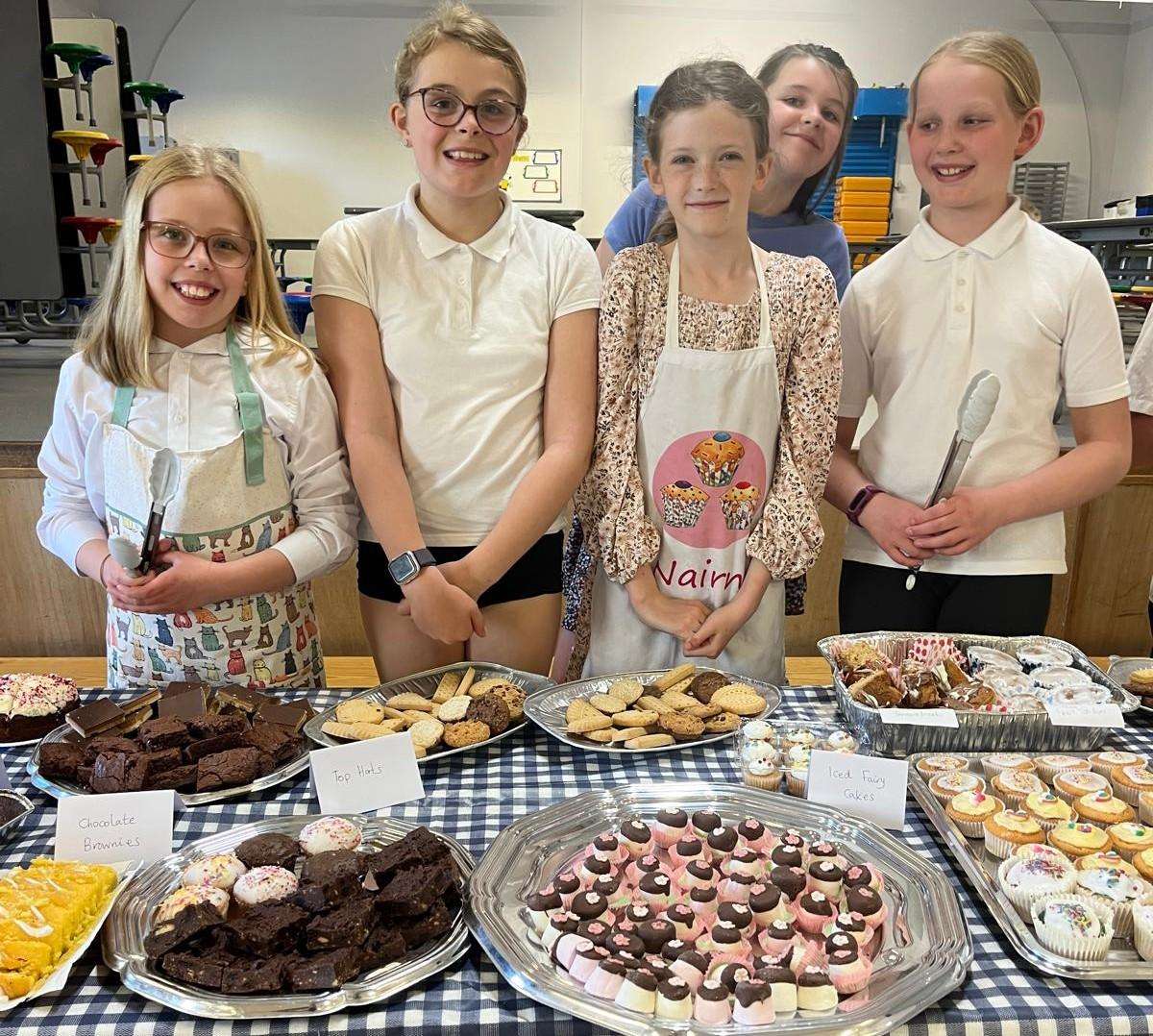 Linlithgow Primary School equity group at Blether cafe