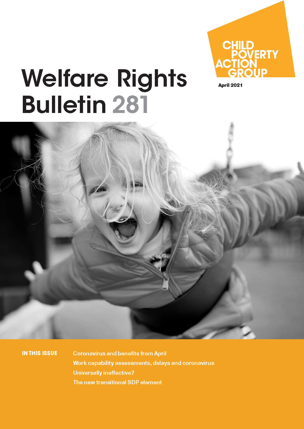 front cover image of the Welfare Rights Bulletin