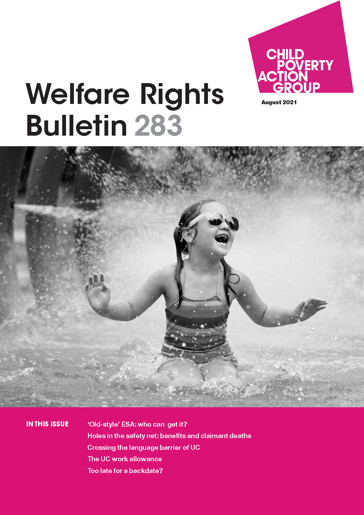 front cover image of the Welfare Rights Bulletin