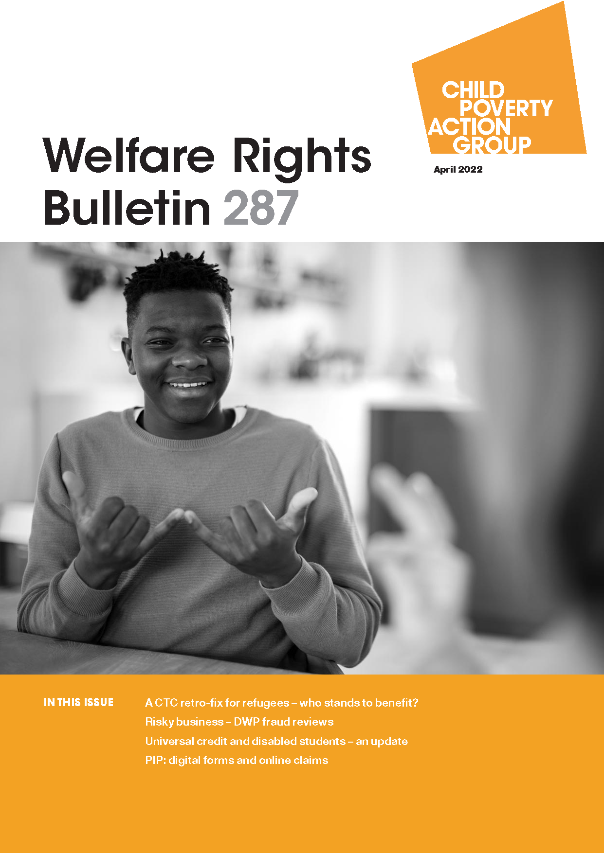 front cover image of the Welfare Rights Bulletin