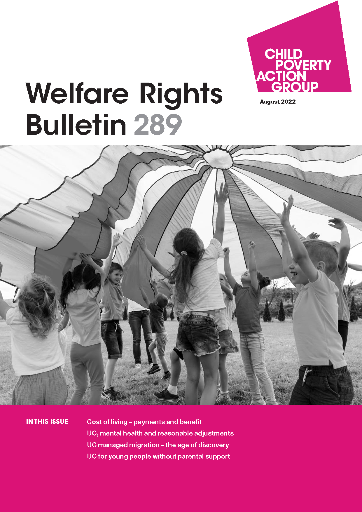 front cover image of the Welfare Rights Bulletin