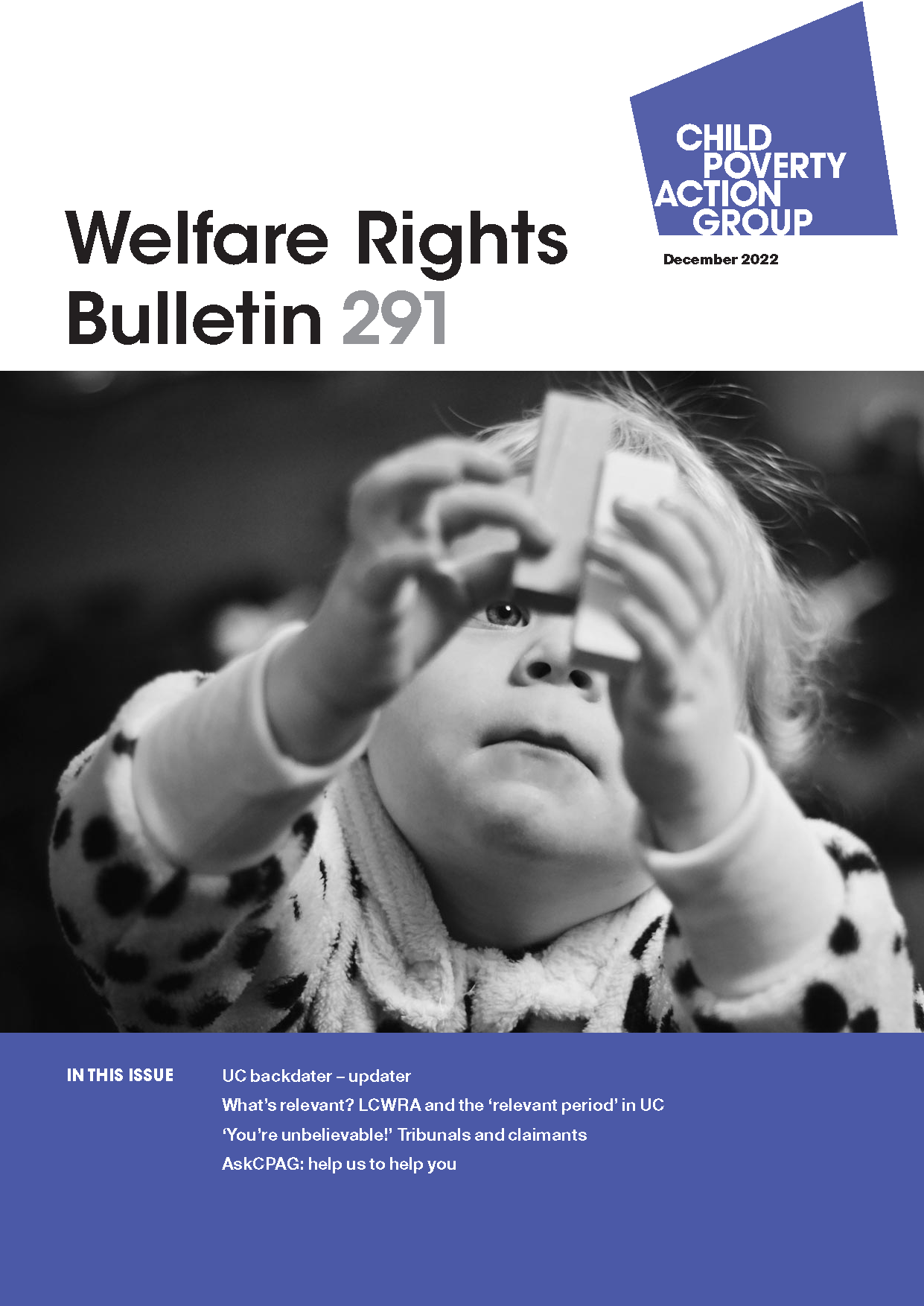 front cover image of the Welfare Rights Bulletin