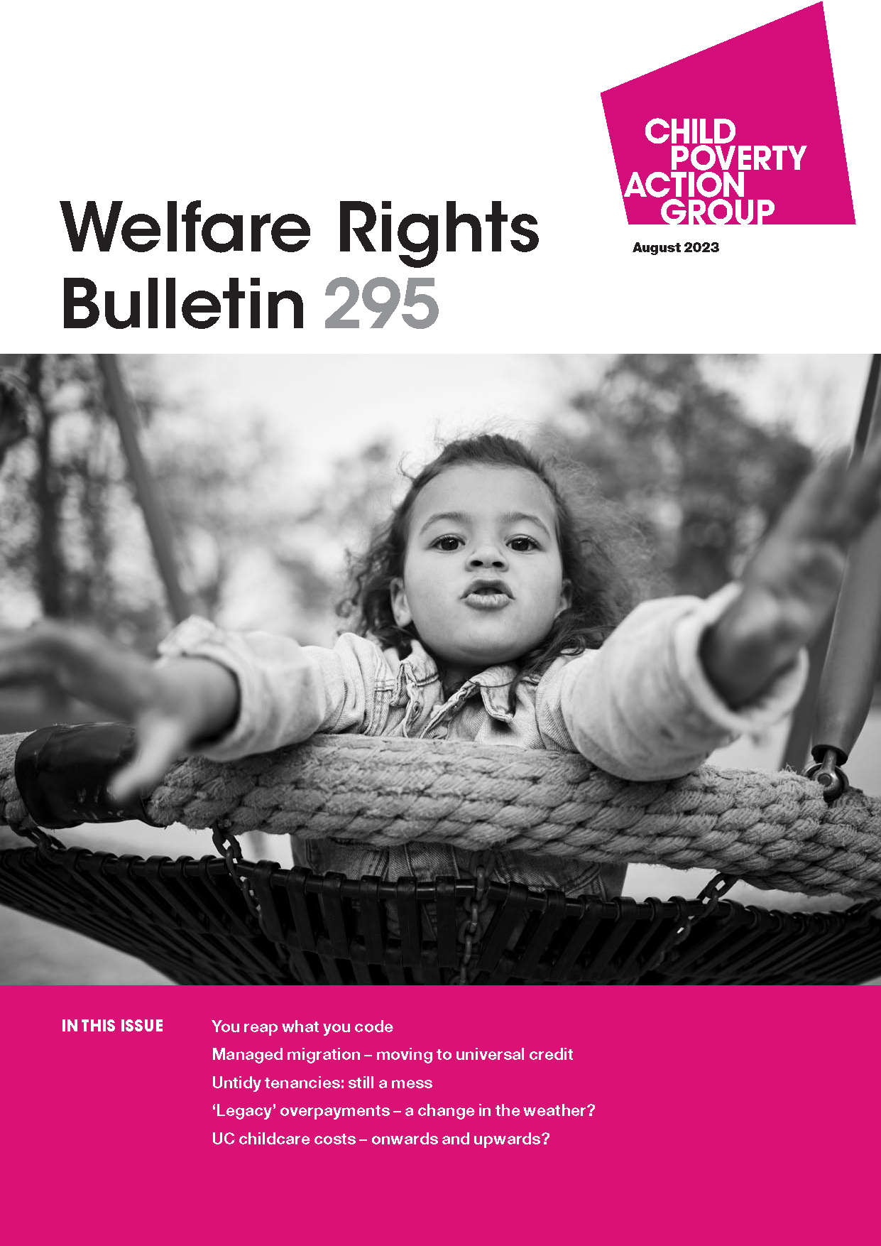 front cover image of the Welfare Rights Bulletin