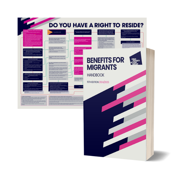 Front cover of Benefits for Migrants and thumbnail of Right to Reside poster