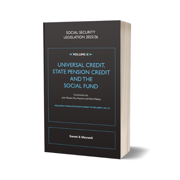 Social Security Legislation Volume 2 2025-26 cover