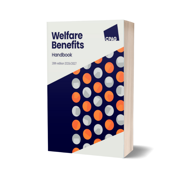 Welfare Benefits Handbook, 2026/27 front cover