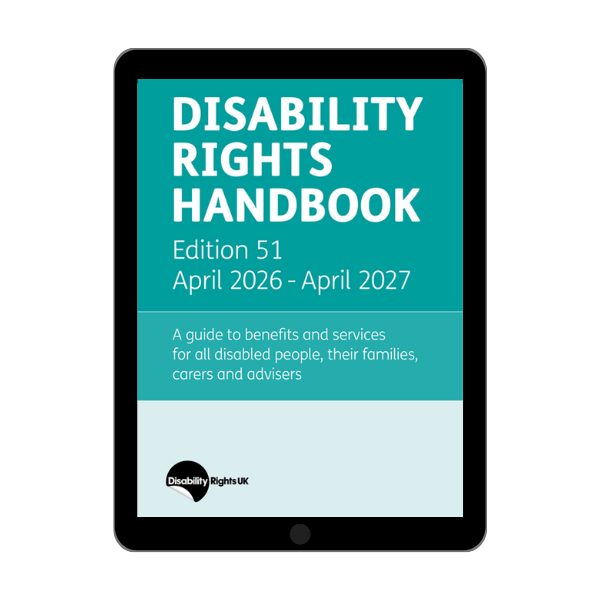 Digital front cover of Disability Rights Handbook 2026/27