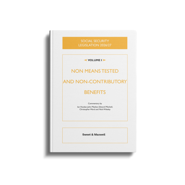 Social Security Legislation 2026/27, Volume I