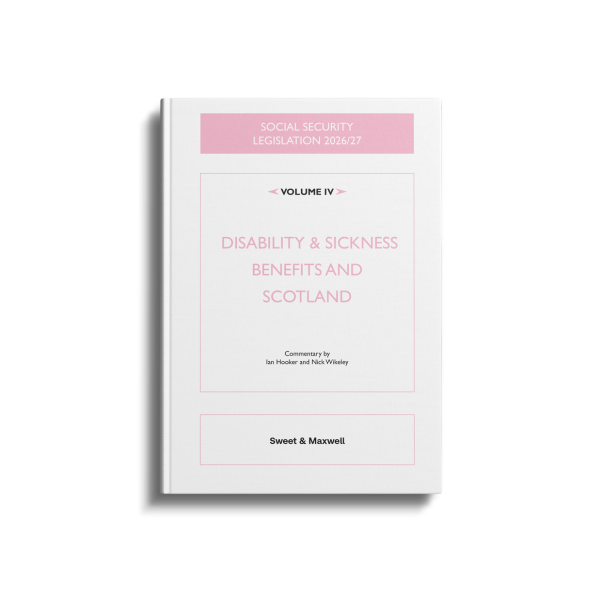Social Security Legislation 2026/27, Volume IV