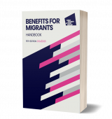 Front cover of Benefits for Migrants Handbook