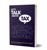 Front cover of Lets Talk About Tax