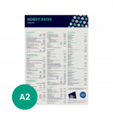 A2 Benefit Rates Poster