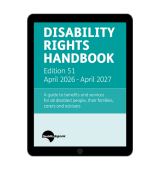 Digital front cover of Disability Rights Handbook 2026/27